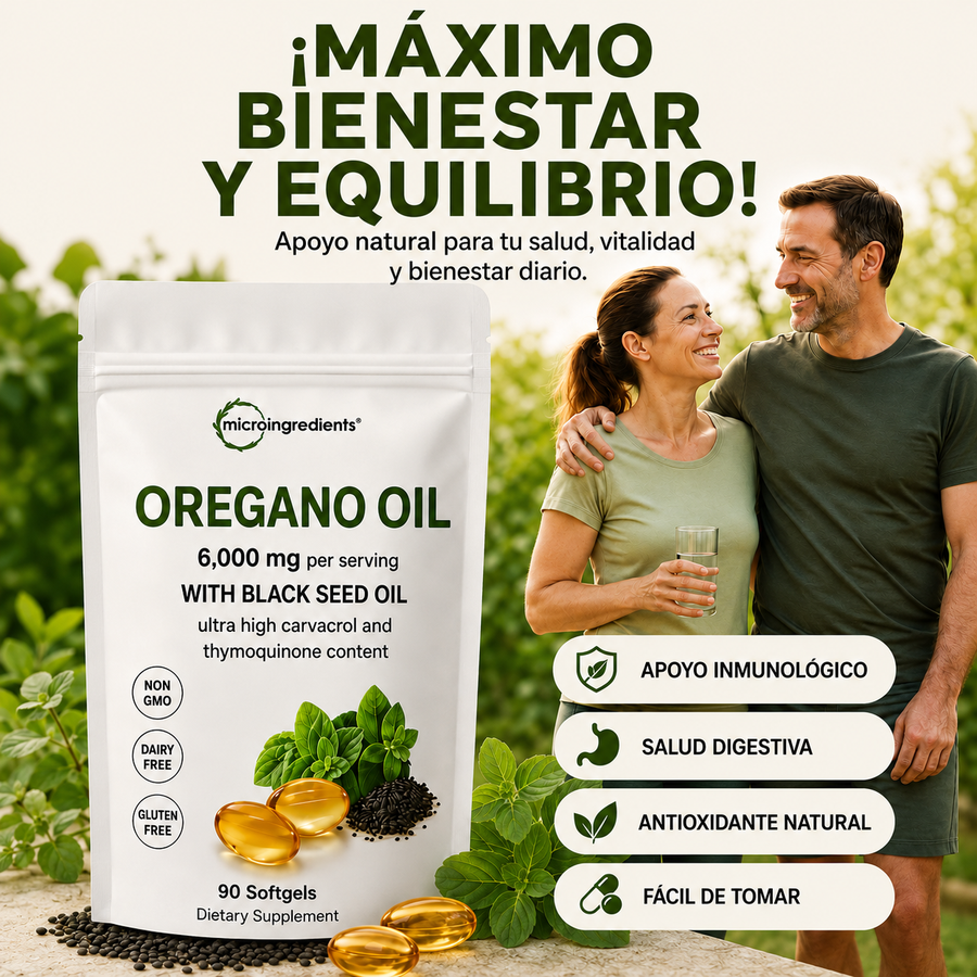 OregaMax™ – Aceite de Orégano 6000 mg
